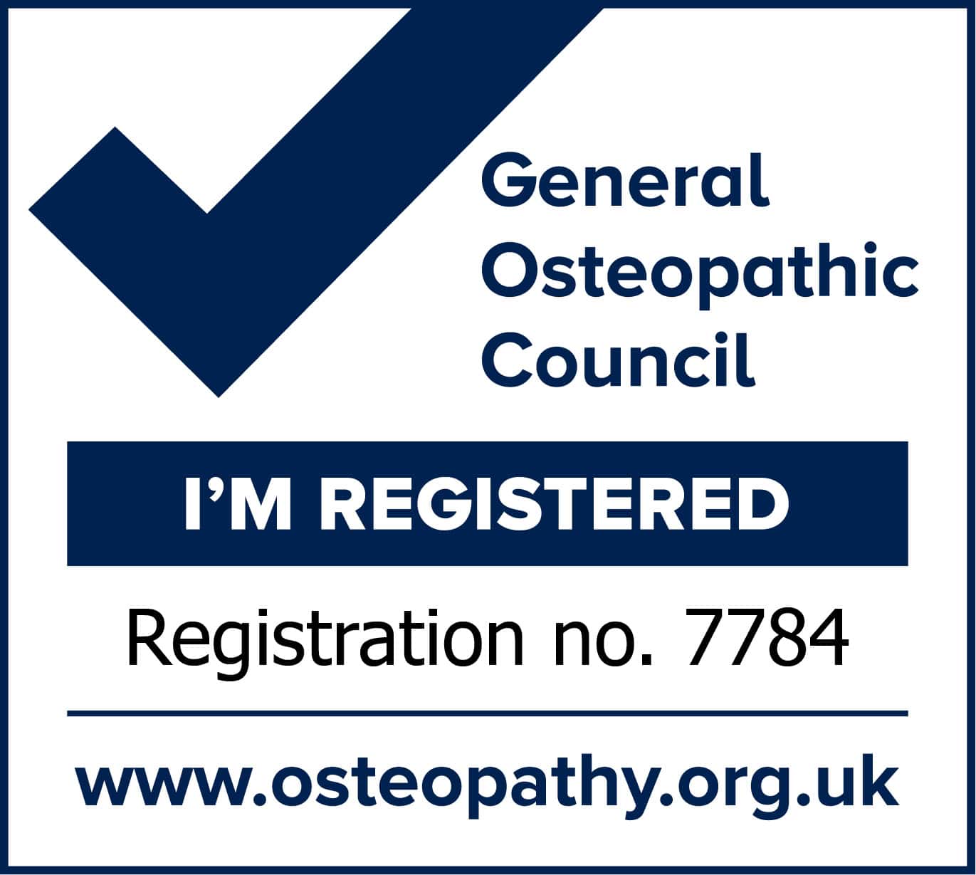 General Osteopathic Council Register
